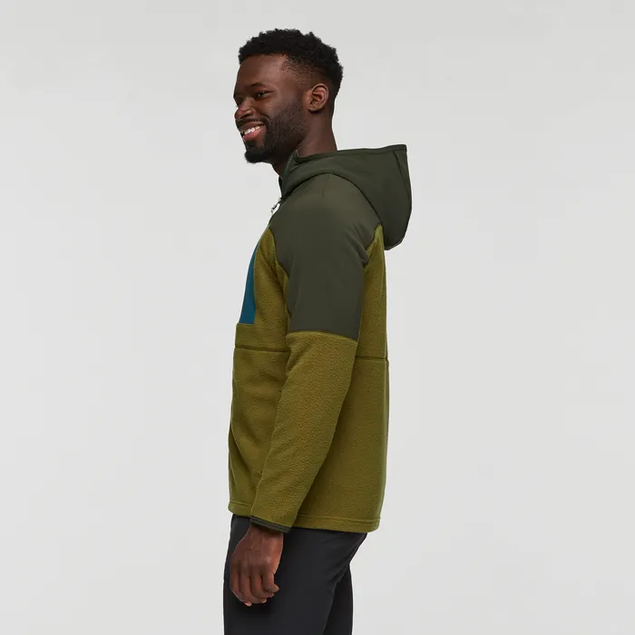Men's Abrazo Hooded Full-Zip Fleece Jacket - Woods/Live Oak