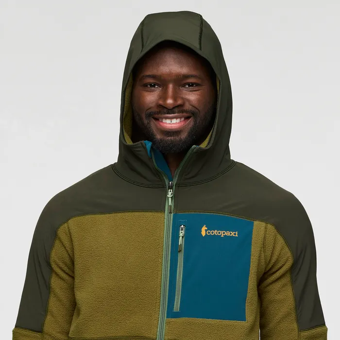 Men's Abrazo Hooded Full-Zip Fleece Jacket - Woods/Live Oak
