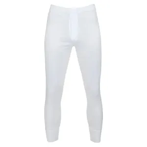 Mens Thermal Long Johns Winter Warm Thermal Underwear - 4 Colours All Sizes (XLarge, White)