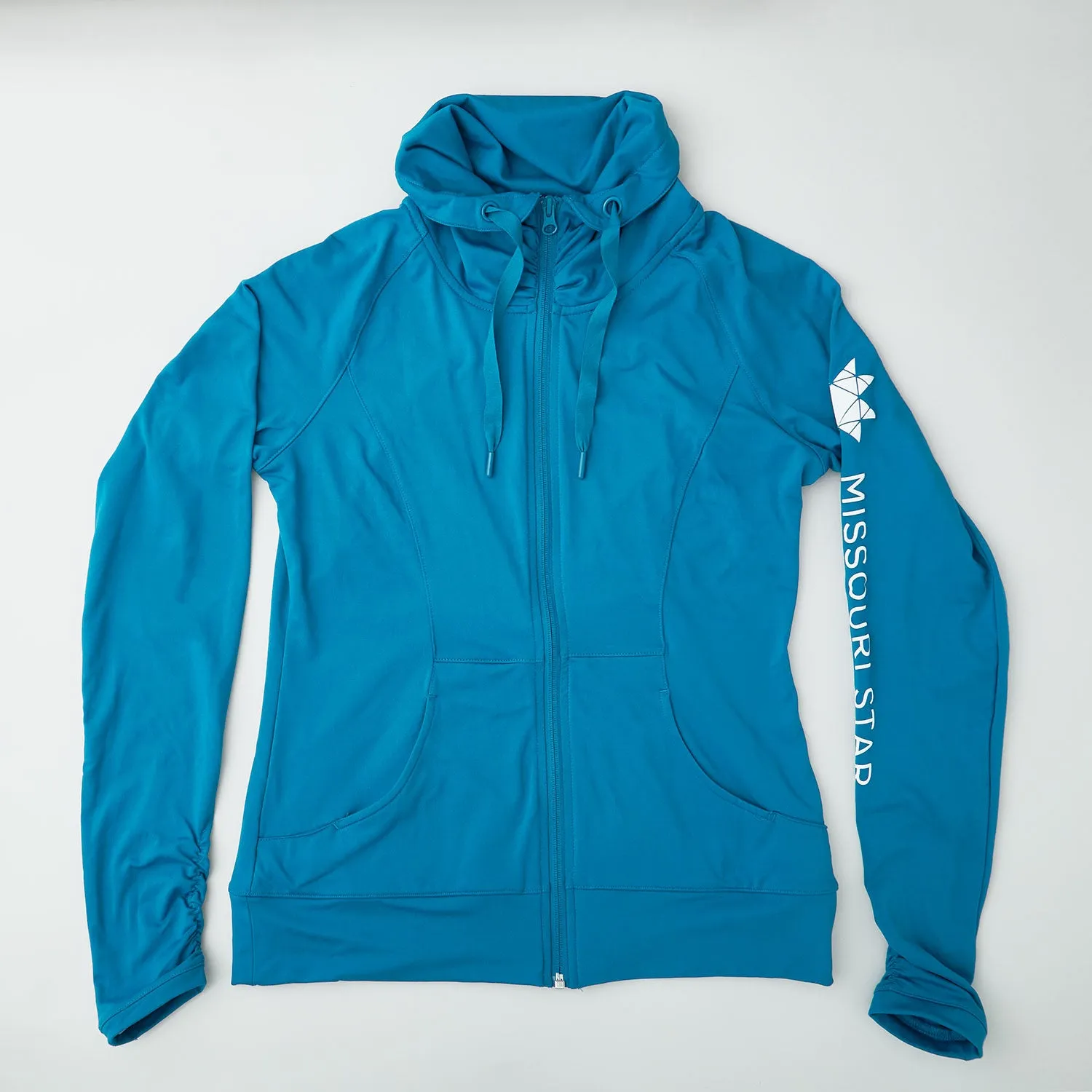 Missouri Star Ladies Sport-Wick Stretch Jacket - Peacock - L