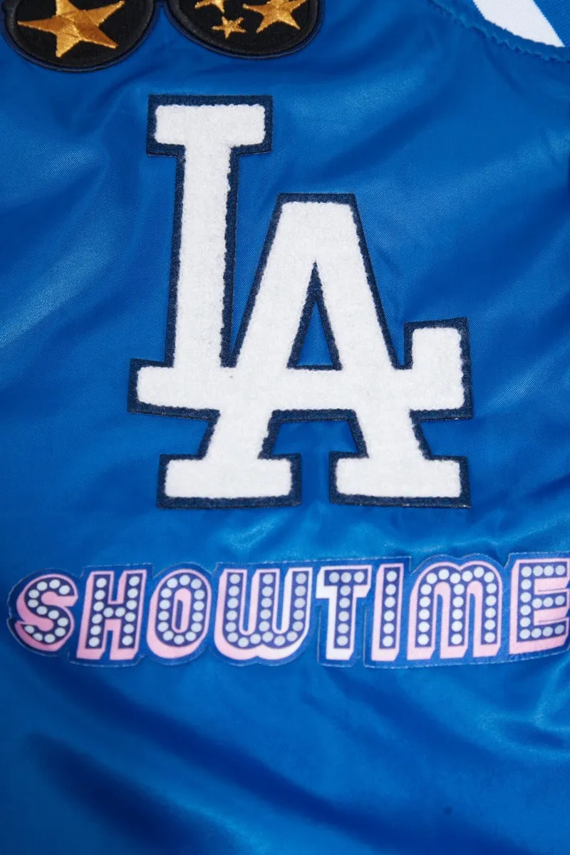 MLB LOS ANGELES DODGERS ALL STAR MEN'S TRACK JACKET (DODGER BLUE/WHITE)