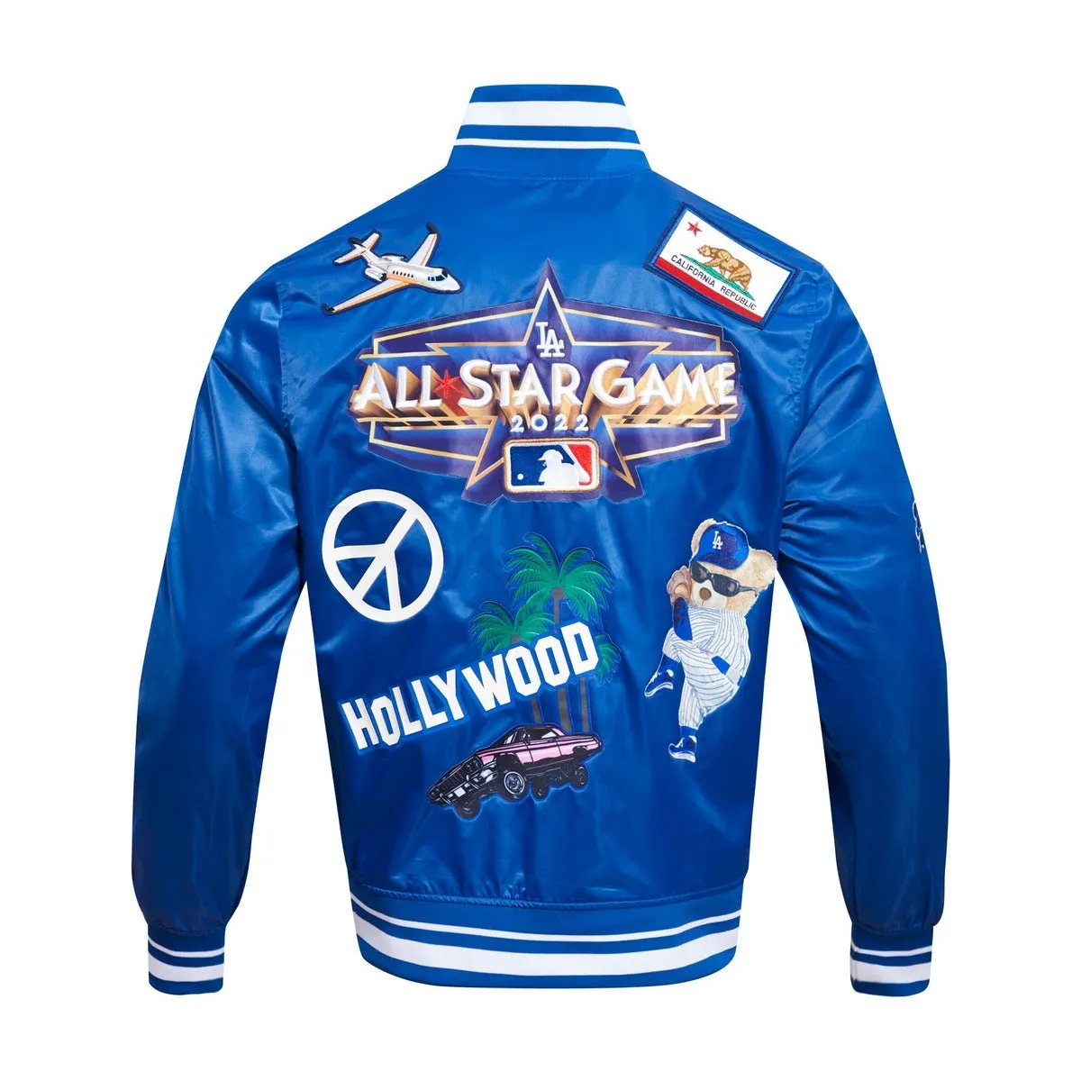 MLB LOS ANGELES DODGERS ALL STAR MEN'S TRACK JACKET (DODGER BLUE/WHITE)