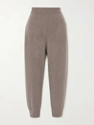N°56 Yogi cashmere-blend track pants