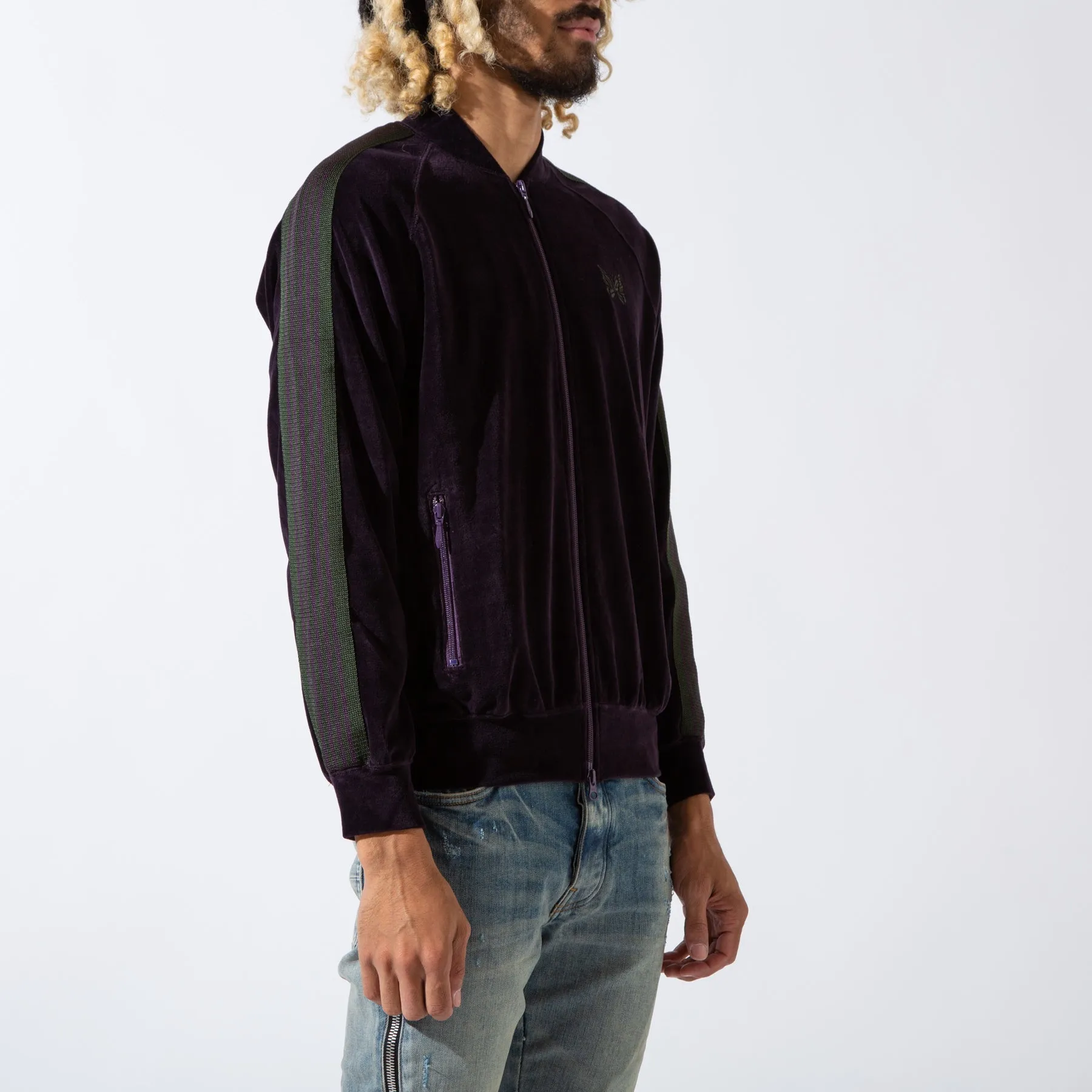 NEEDLES | VELOUR TRACK JACKET