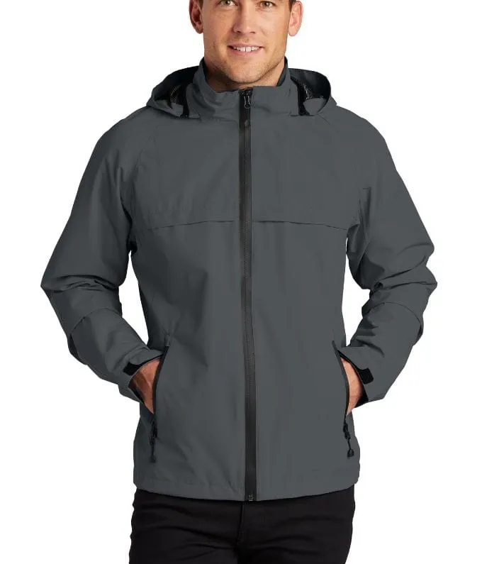 NEW Men's Packable, Hooded Waterproof Rain - 3 Colors Available, Size XS to M