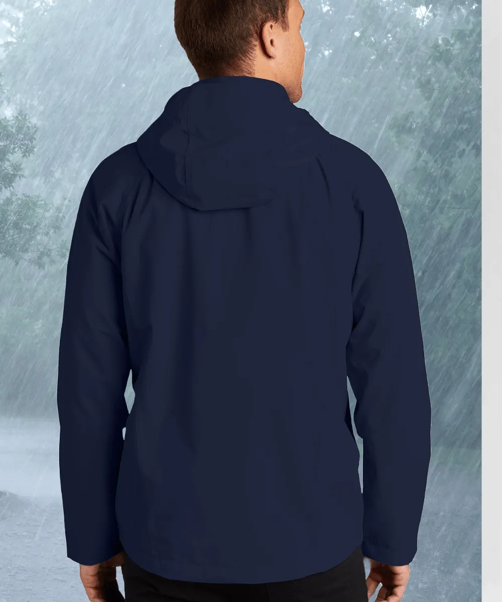 NEW Men's Packable, Hooded Waterproof Rain - 3 Colors Available, Size XS to M