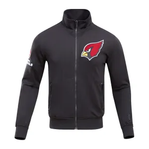 NFL ARIZONA CARDNIALS CLASSIC MEN'S TRACK JACKET (BLACK)
