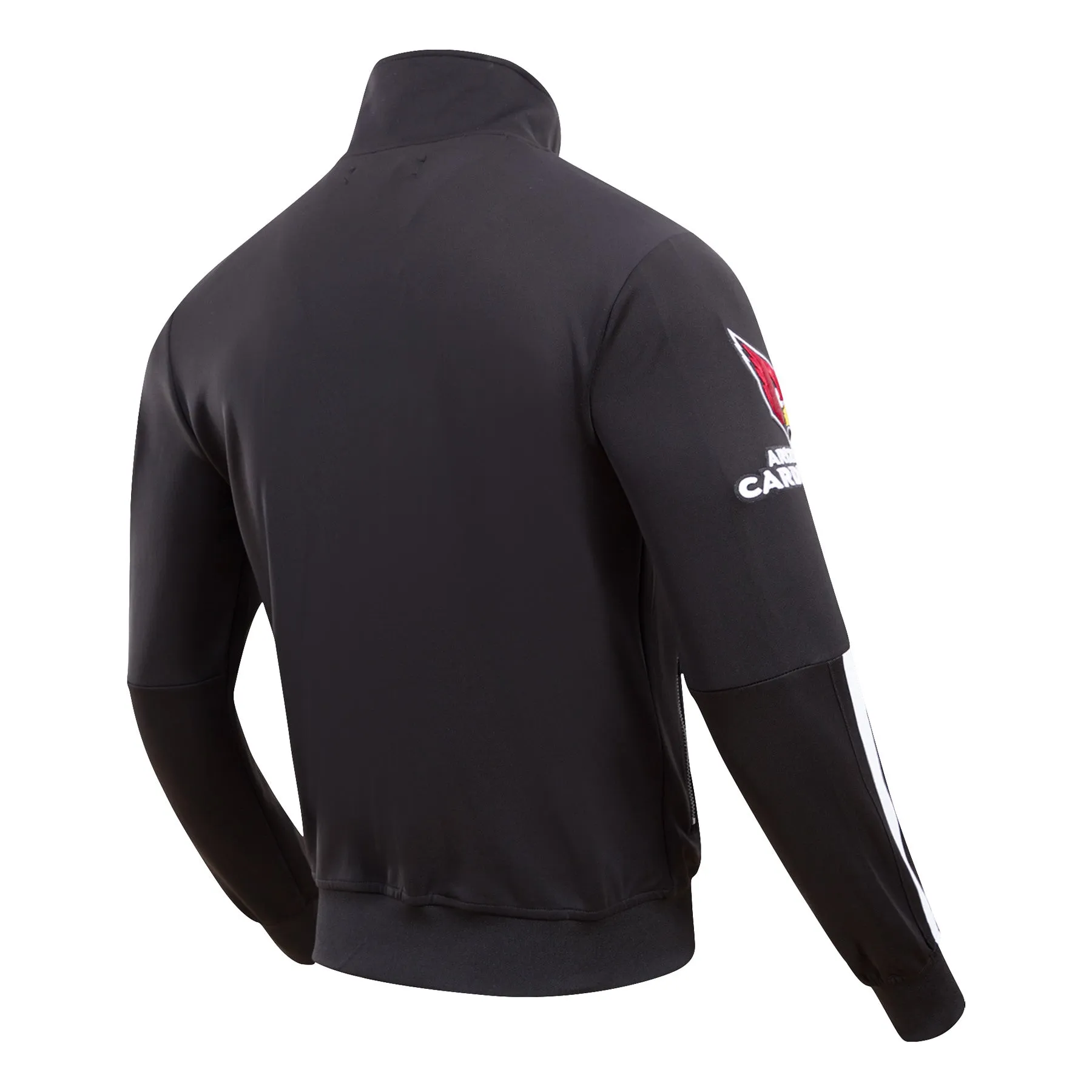 NFL ARIZONA CARDNIALS CLASSIC MEN'S TRACK JACKET (BLACK)
