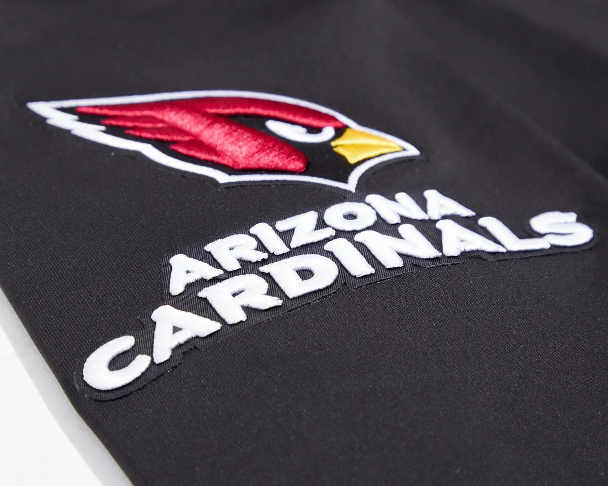 NFL ARIZONA CARDNIALS CLASSIC MEN'S TRACK JACKET (BLACK)