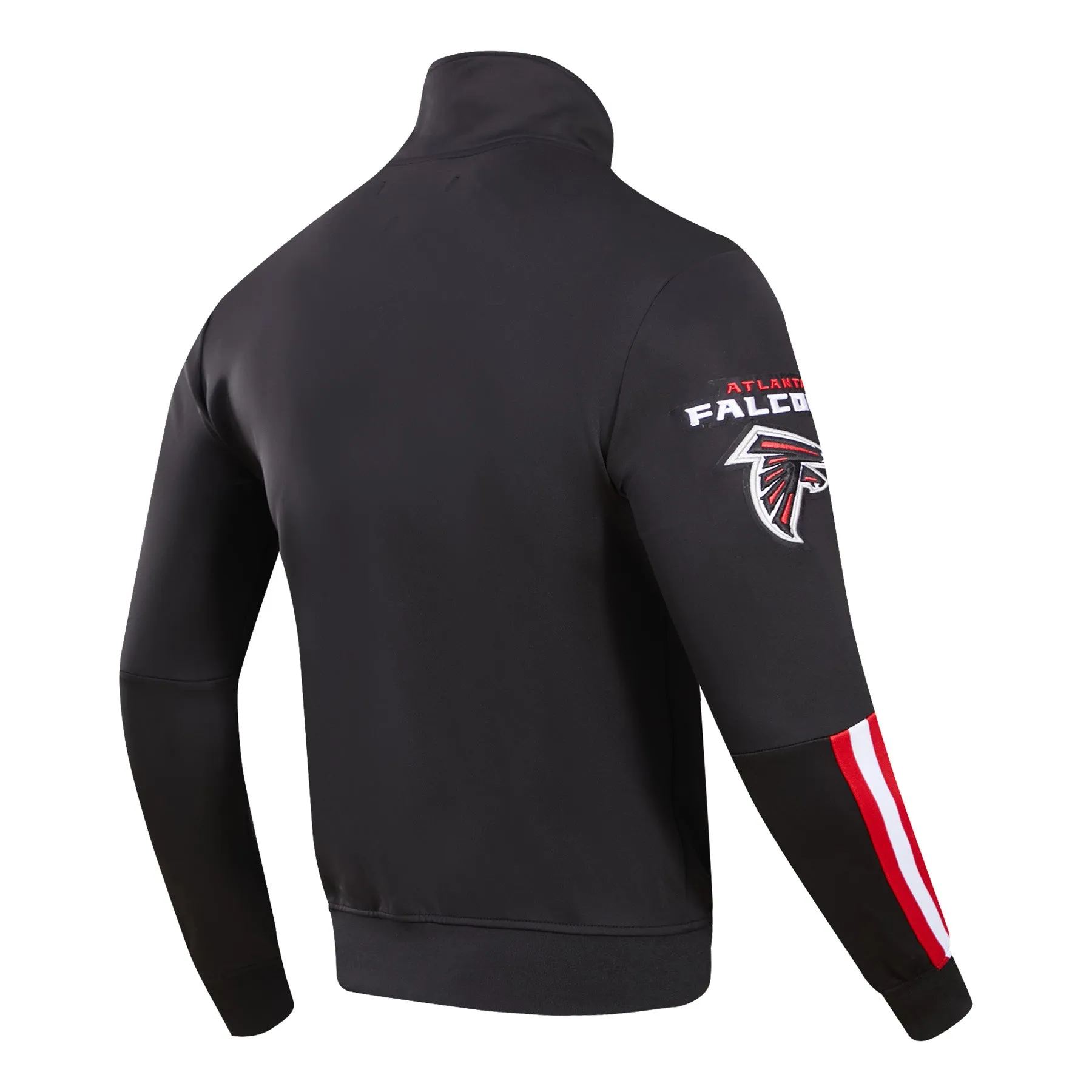 NFL ATLANTA FALCONS CLASSIC MEN'S TRACK JACKET (BLACK)