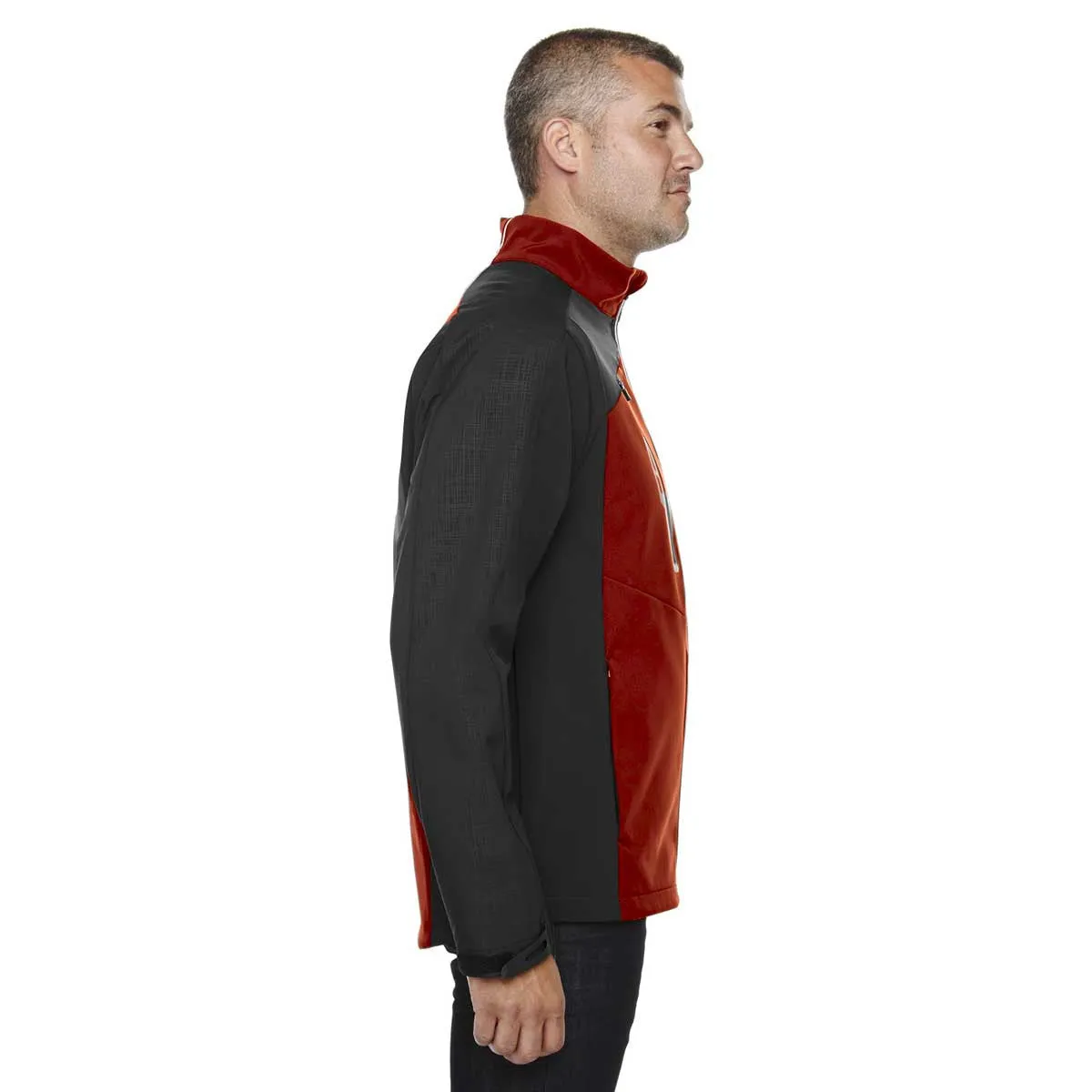 North End Men's Classic Red Terrain Colorblock with Embossed Print