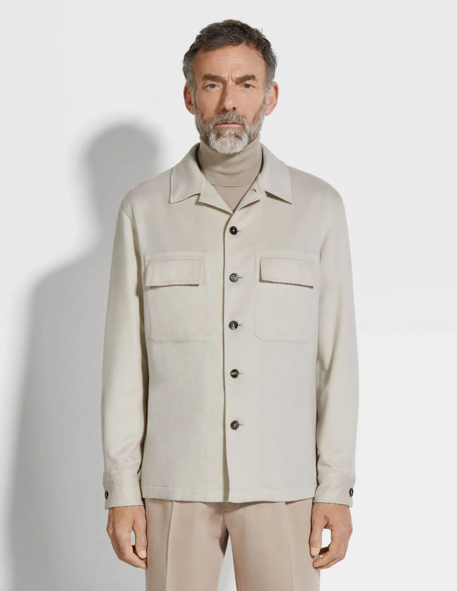 Oasi Cashmere Alba Overshirt | White