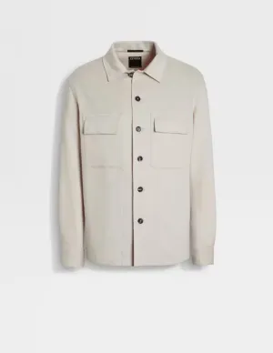 Oasi Cashmere Alba Overshirt | White