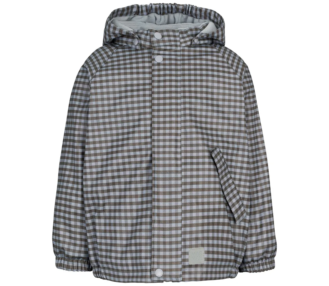 Obo Set, Rainwear set - Espresso Check