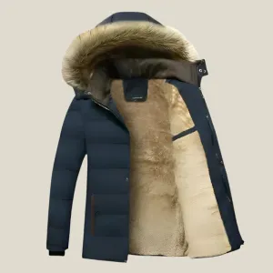 Olaf&Dave Parka | Lange waterdichte winterjas voor heren met extra fleece voering