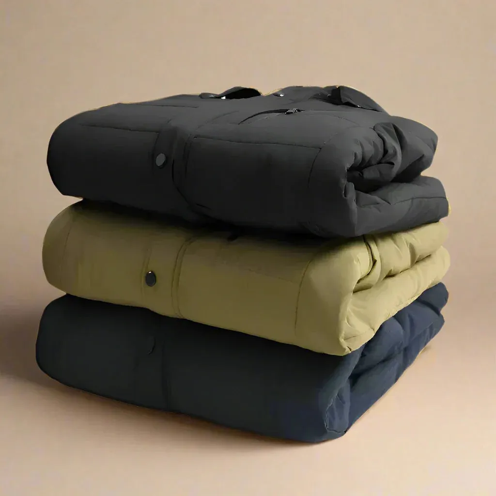 Olaf&Dave Parka | Lange waterdichte winterjas voor heren met extra fleece voering