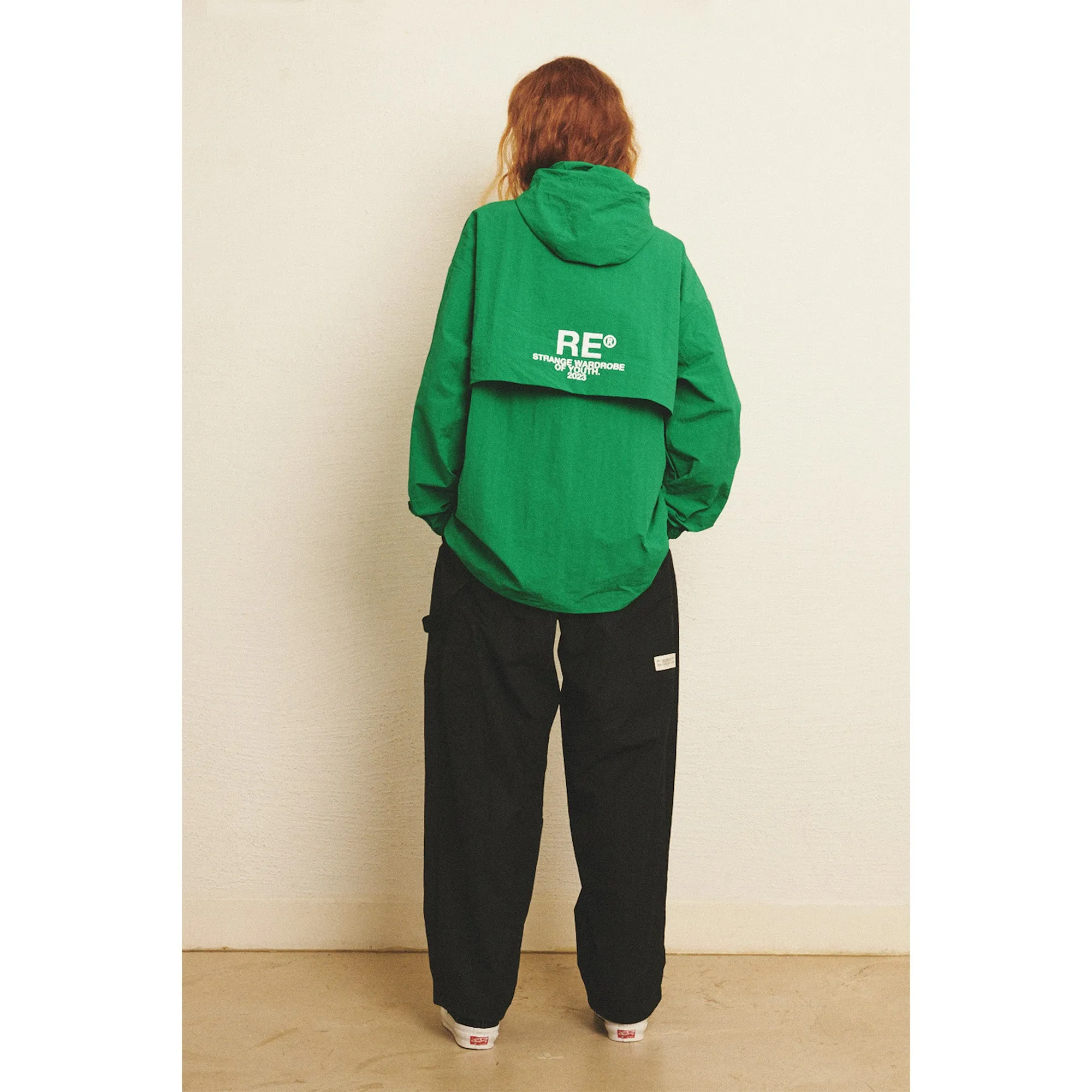 PACKABLE ANORAK JACKET / GREEN