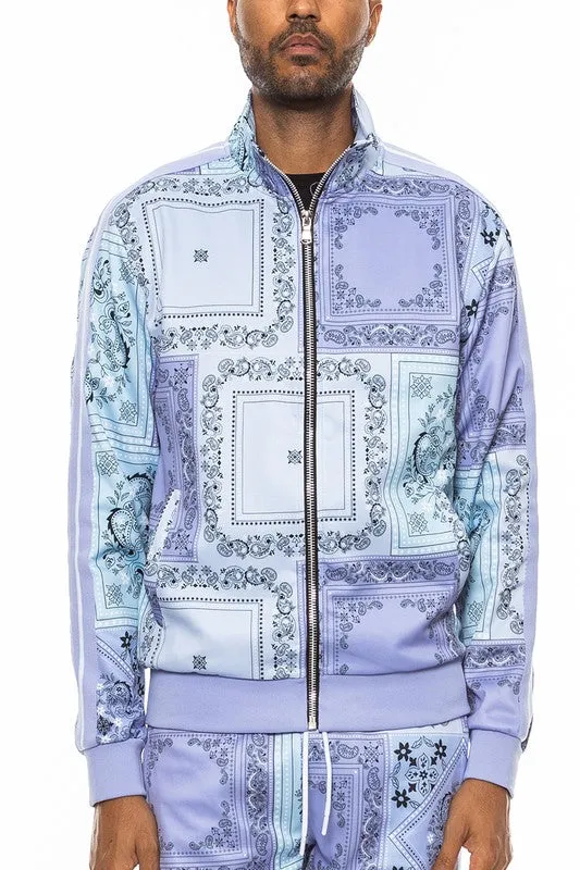 Paisley Bandana Track Jacket