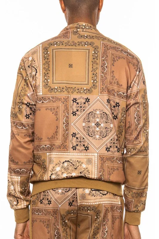 Paisley Bandana Track Jacket