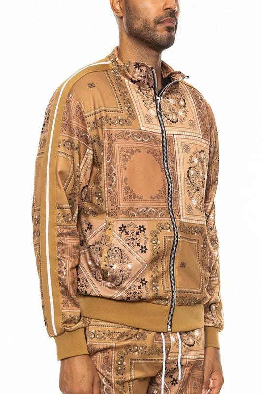 Paisley Bandana Track Jacket