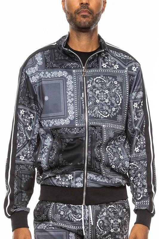 Paisley Bandana Track Jacket