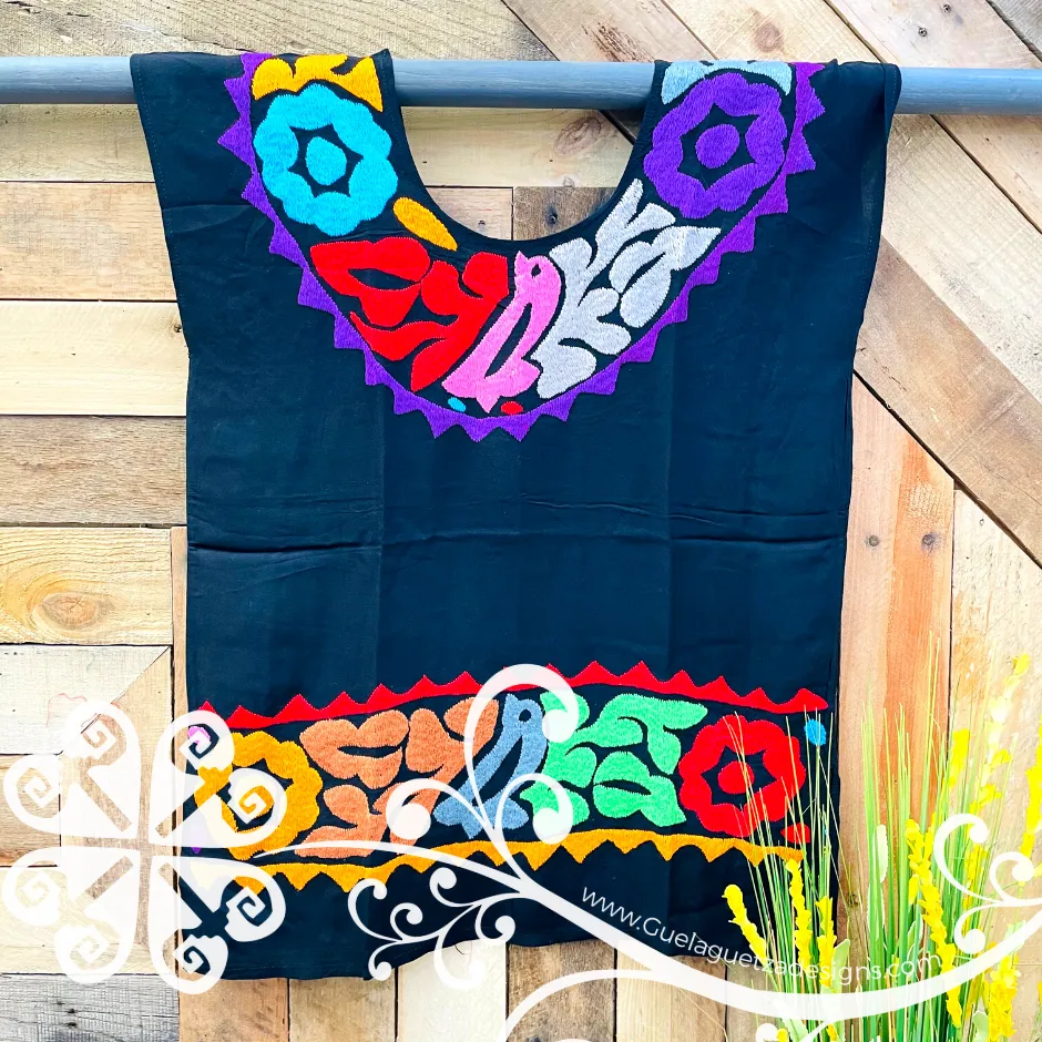 Pajaros Embroider Top - Blusa Doble Bordado