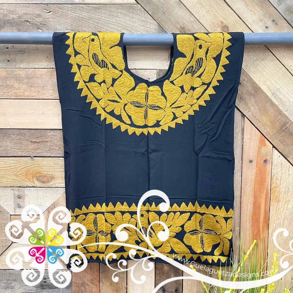 Pajaros Embroider Top - Blusa Doble Bordado