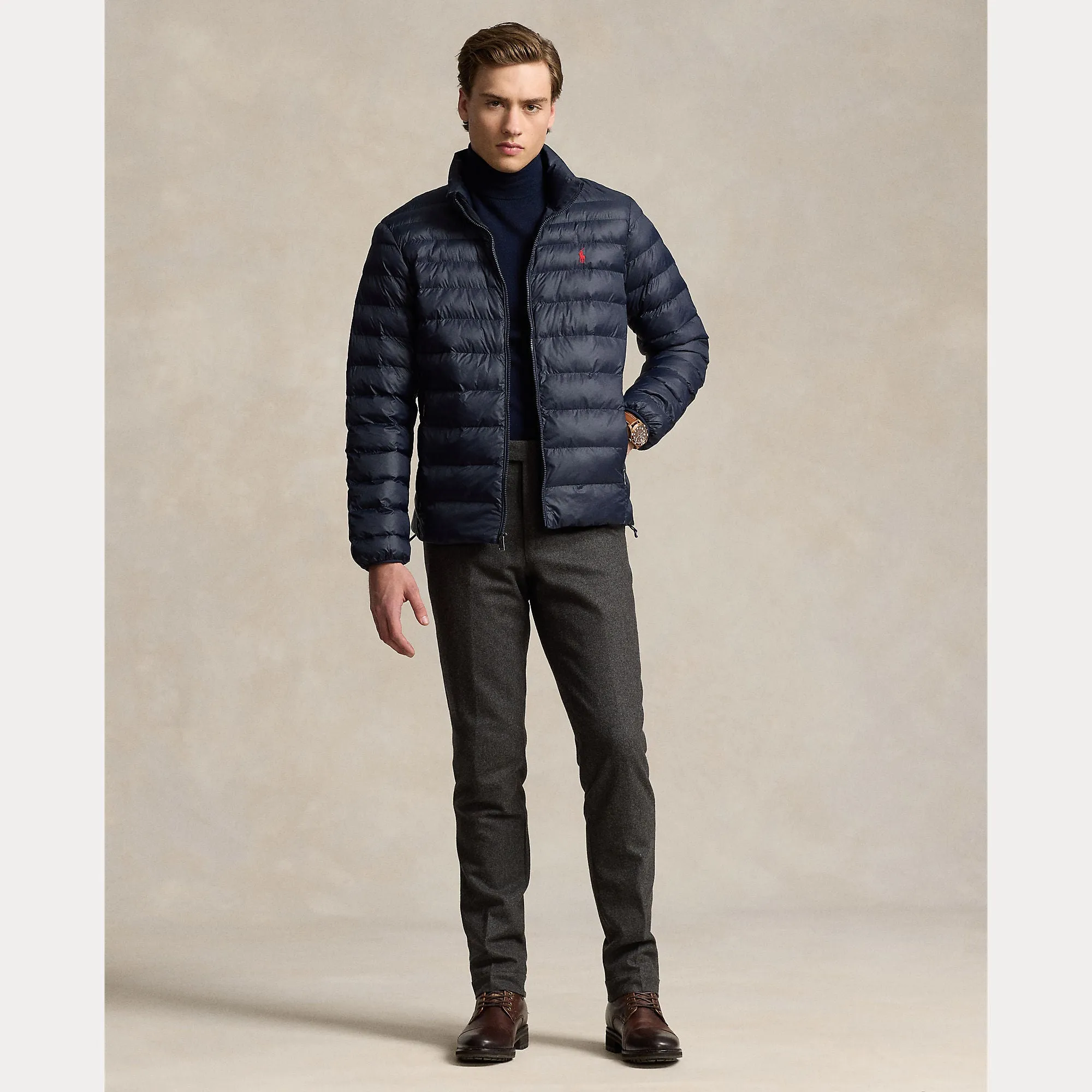 Polo Ralph Lauren 'Colden' Packable Jacket - Navy