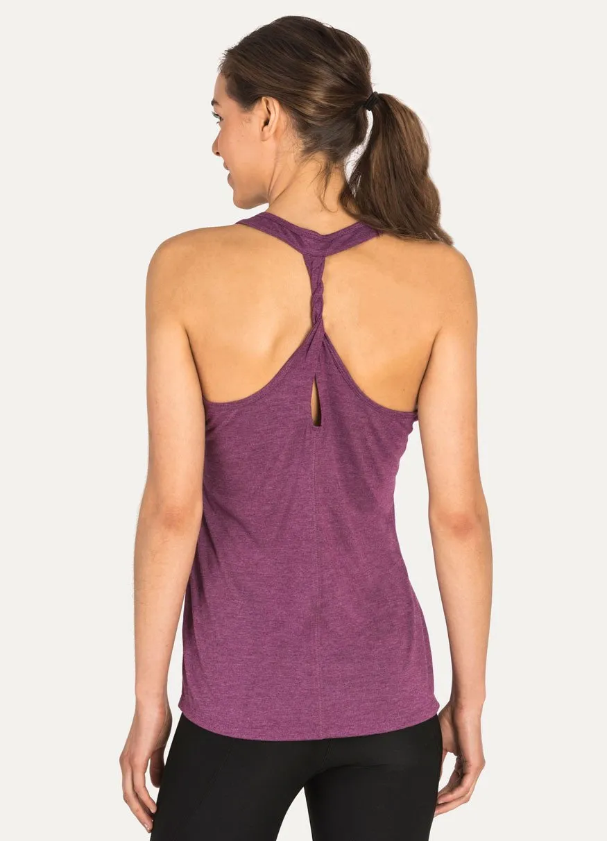 Prime Twist T-Back Scoopneck Tank