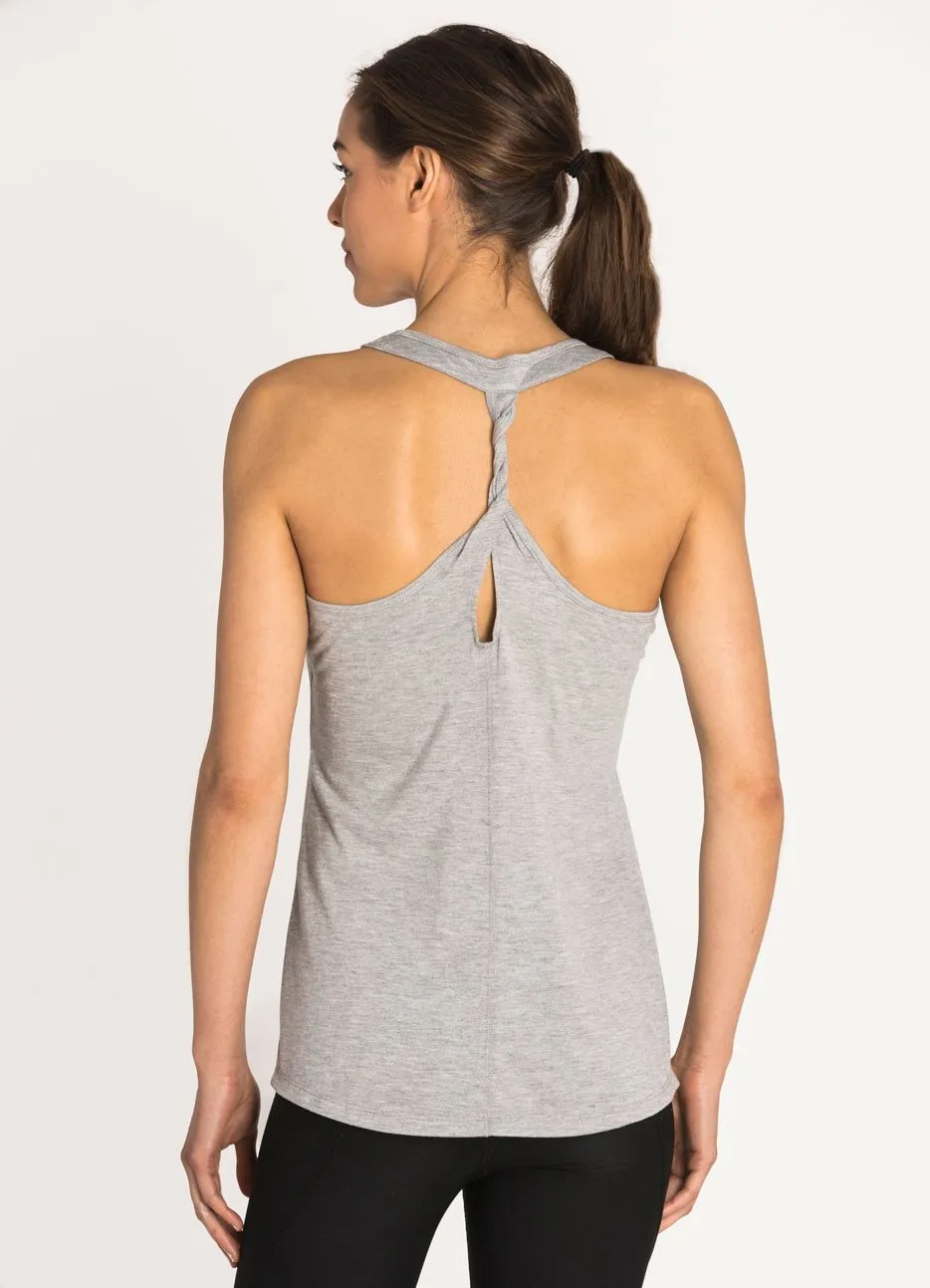 Prime Twist T-Back Scoopneck Tank