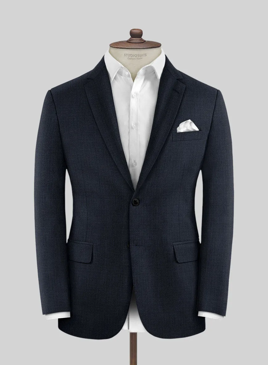 Reda Cashmere Blue Checks Wool Jacket