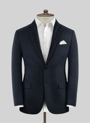 Reda Cashmere Blue Checks Wool Jacket