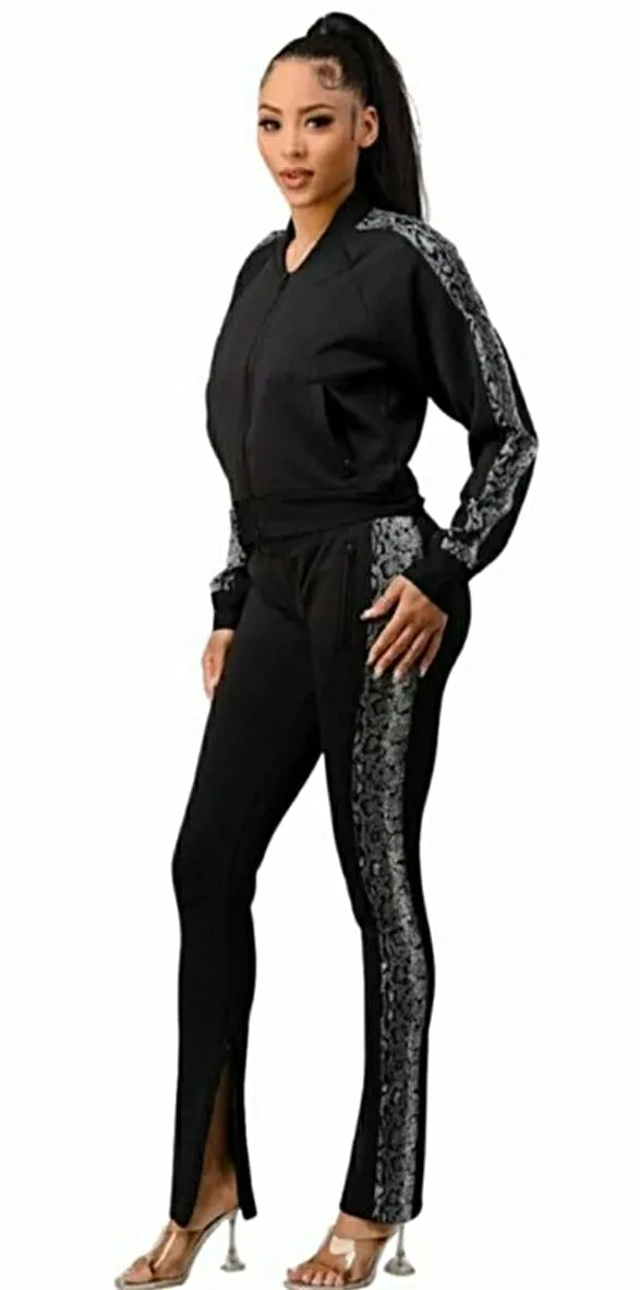 Round Midnight 2pc Jogger /Track Set
