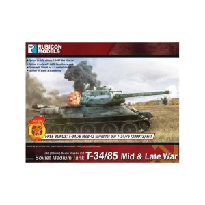 Rubicon Models 1/56 T-34/85 Mid & Late War