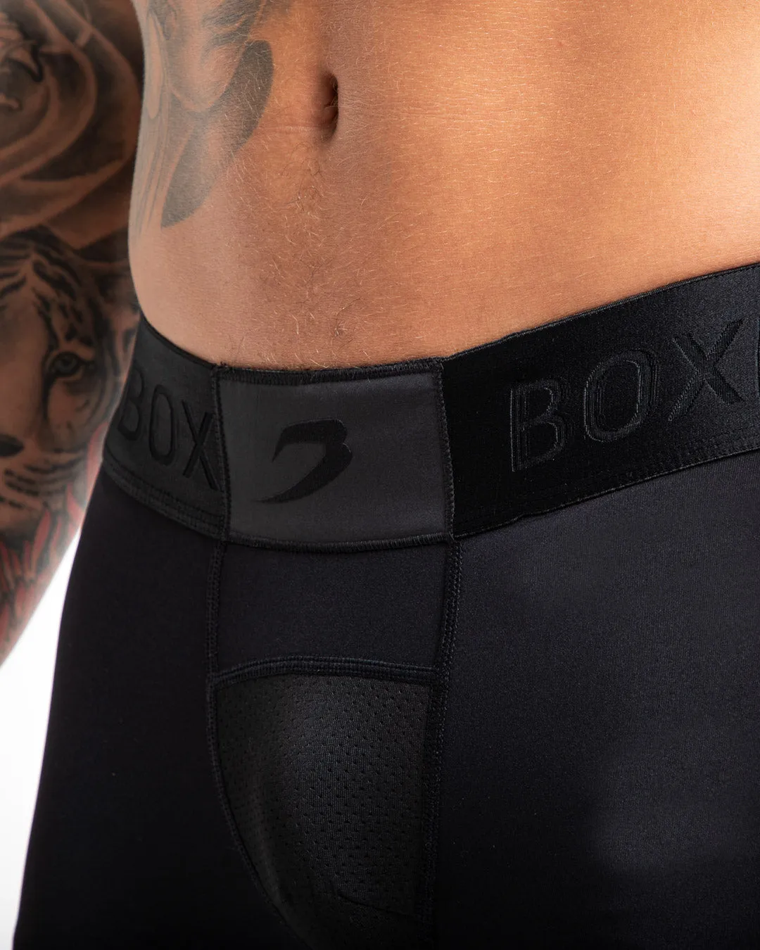 Saddler Compression Shorts - Black