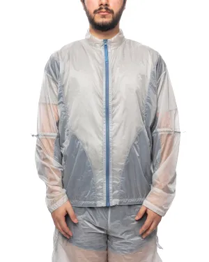 See Through Jacket Crystal Blue