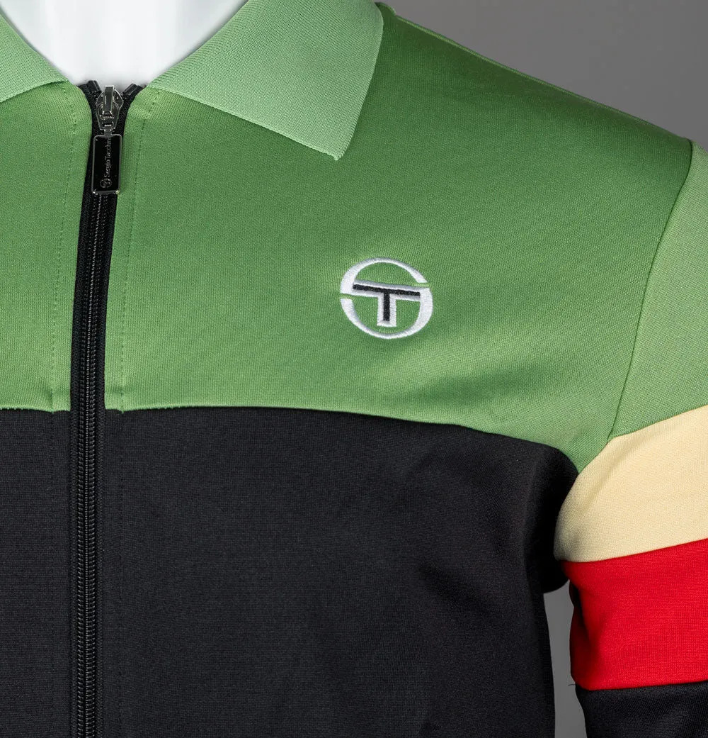 Sergio Tacchini Tomme Track Jacket Black/Jade Green