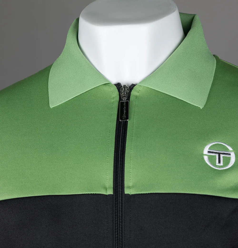 Sergio Tacchini Tomme Track Jacket Black/Jade Green