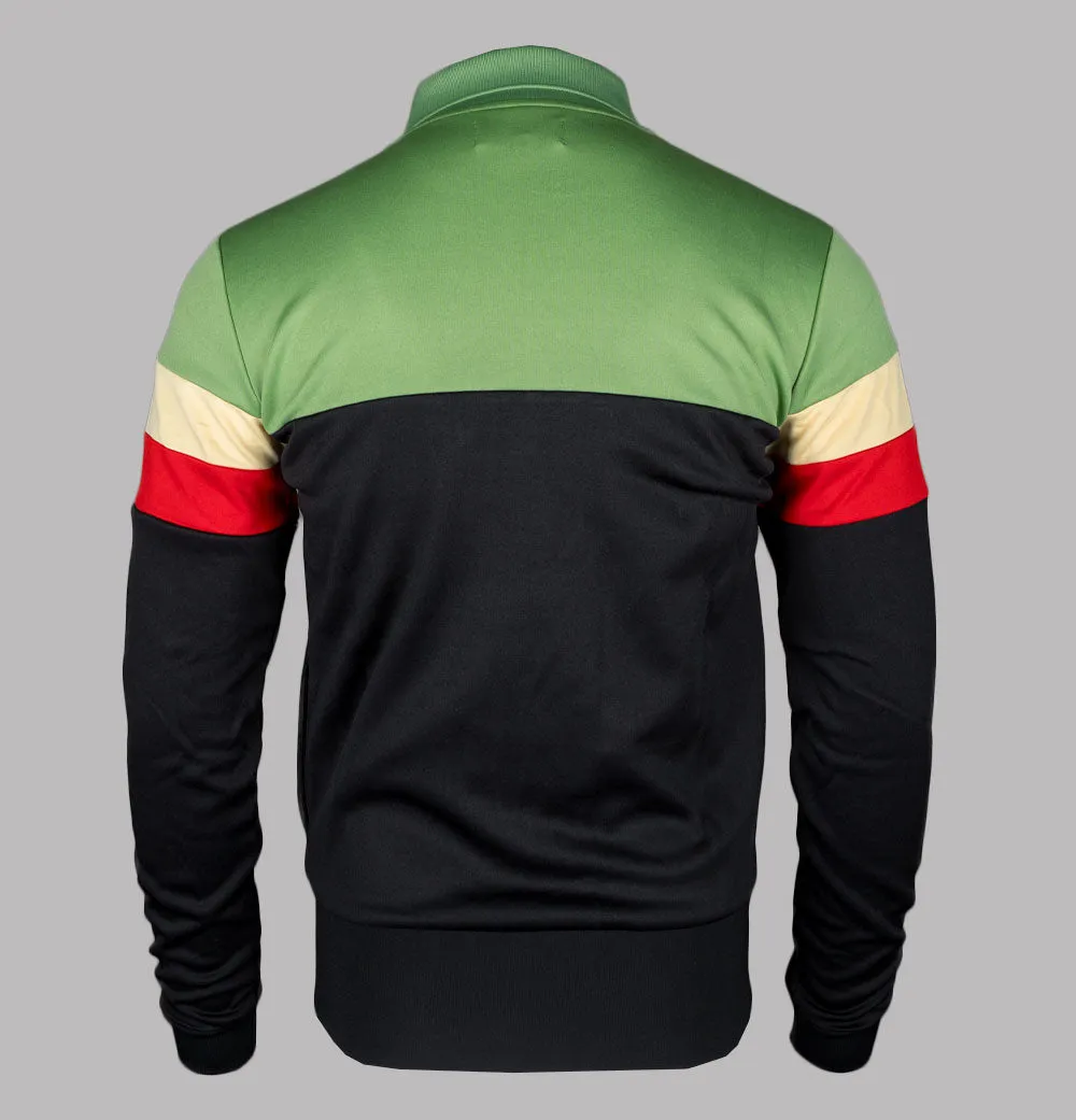 Sergio Tacchini Tomme Track Jacket Black/Jade Green