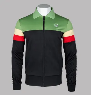 Sergio Tacchini Tomme Track Jacket Black/Jade Green