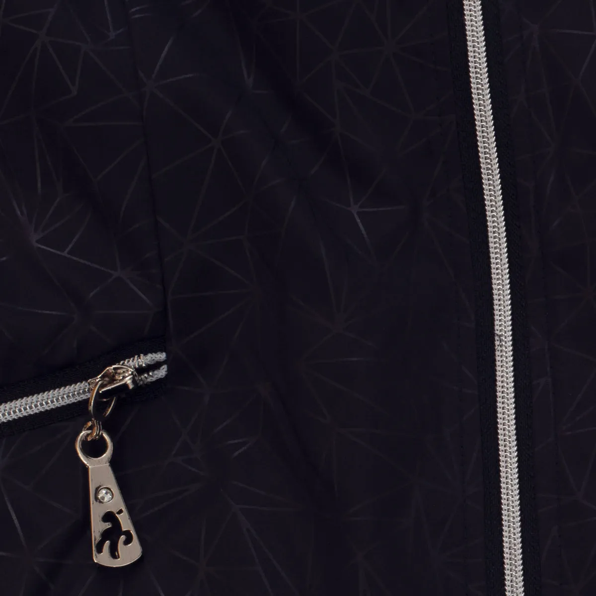 SIZE 10 - GREEN LAMB Keeva Jacquard Windbreaker Jacket 932 Navy