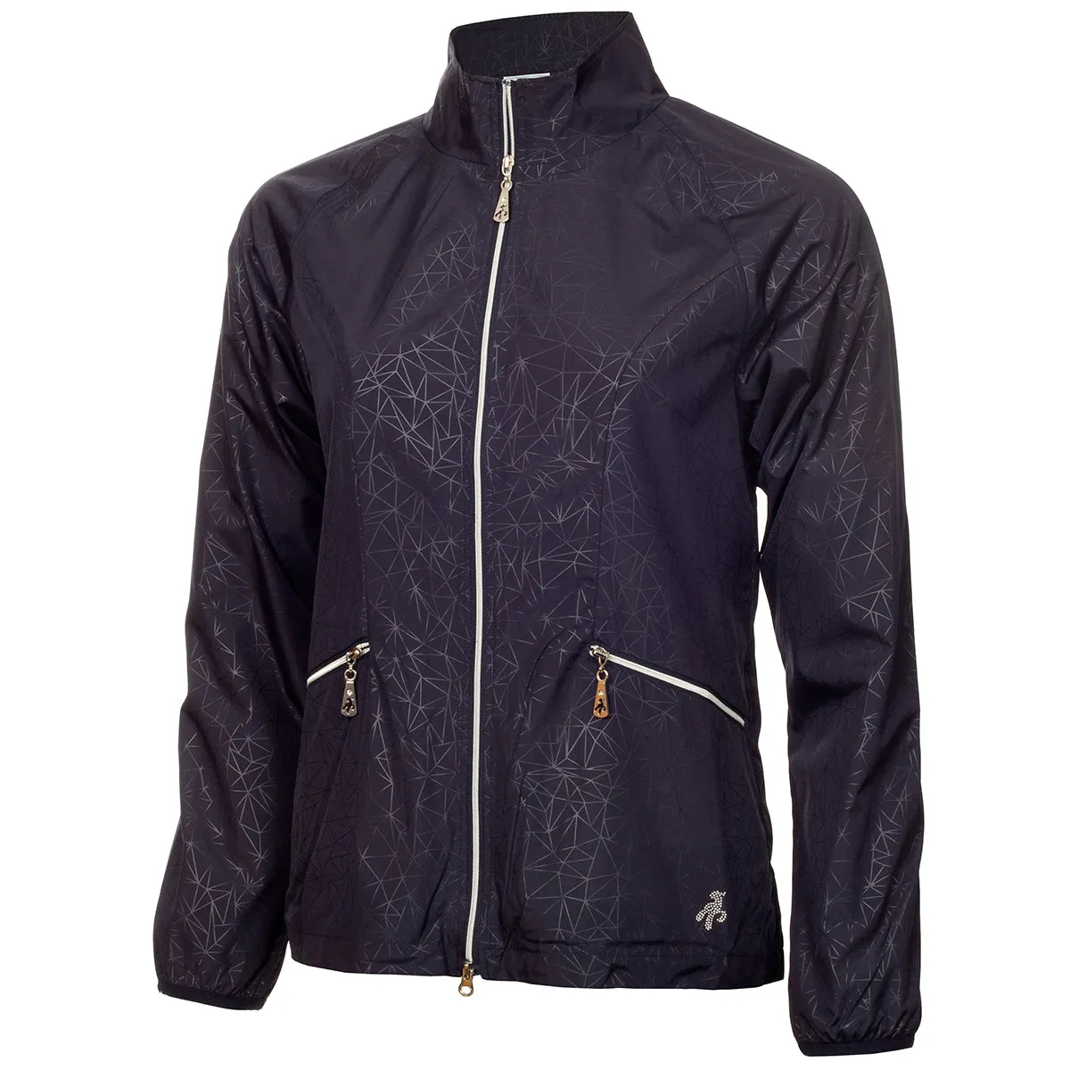 SIZE 10 - GREEN LAMB Keeva Jacquard Windbreaker Jacket 932 Navy