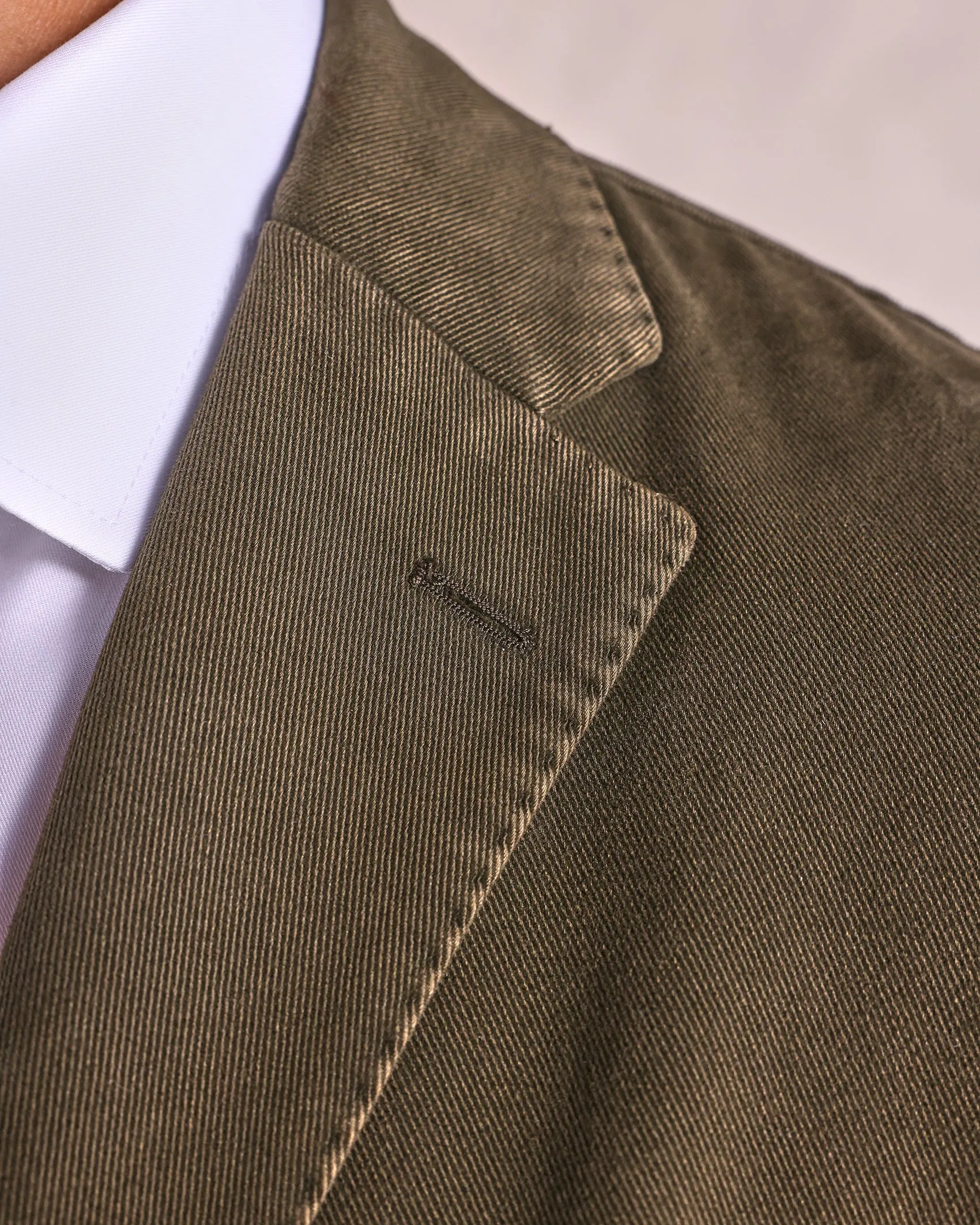 The LBM - Cotton/Cashmere Soft Jacket - Olive