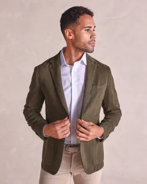 The LBM - Cotton/Cashmere Soft Jacket - Olive