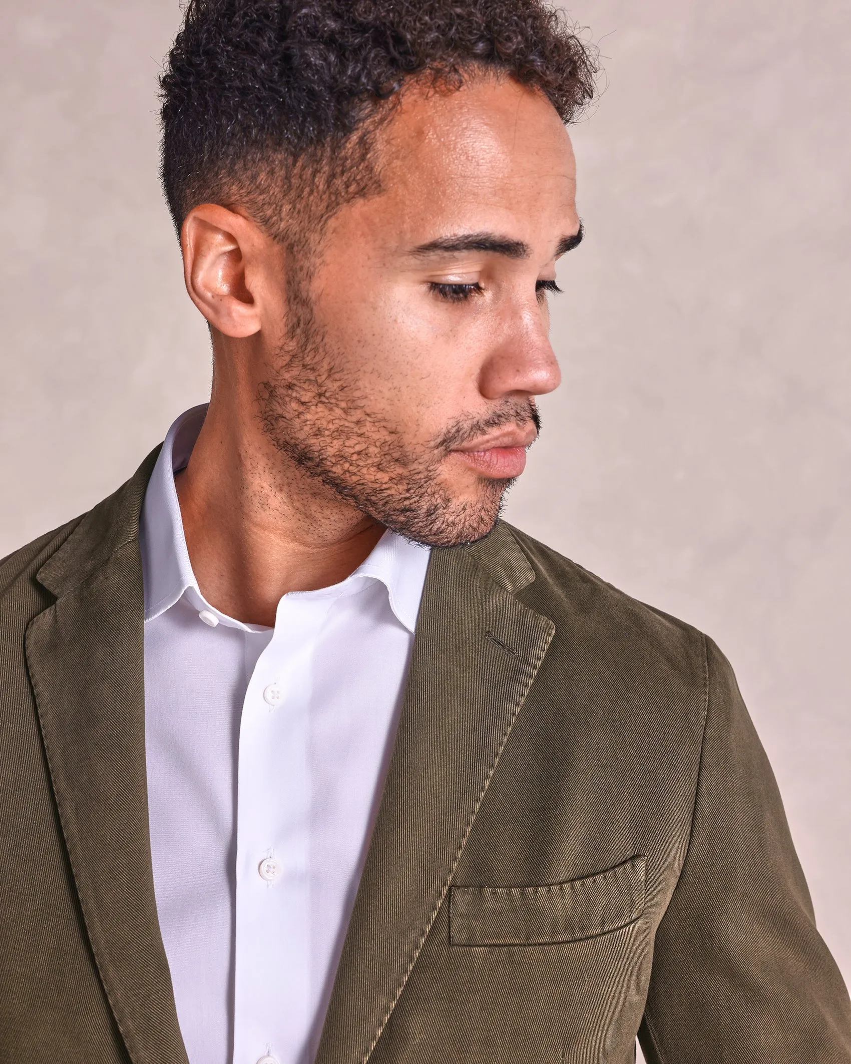 The LBM - Cotton/Cashmere Soft Jacket - Olive