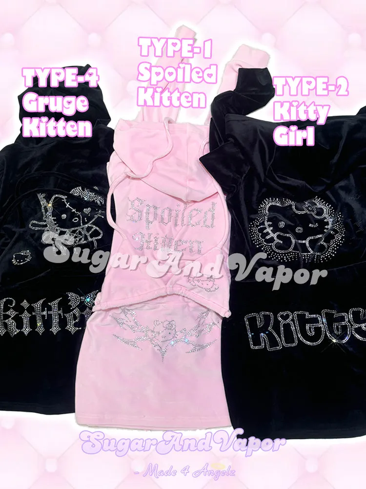 Tiana Set 2.0 Black Luxe Velour Tracksuit
