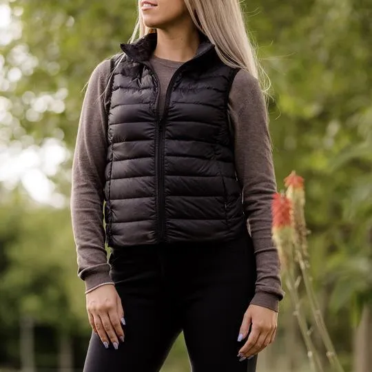 TKEQ- EZ Packable Down Vest (Matte Black)