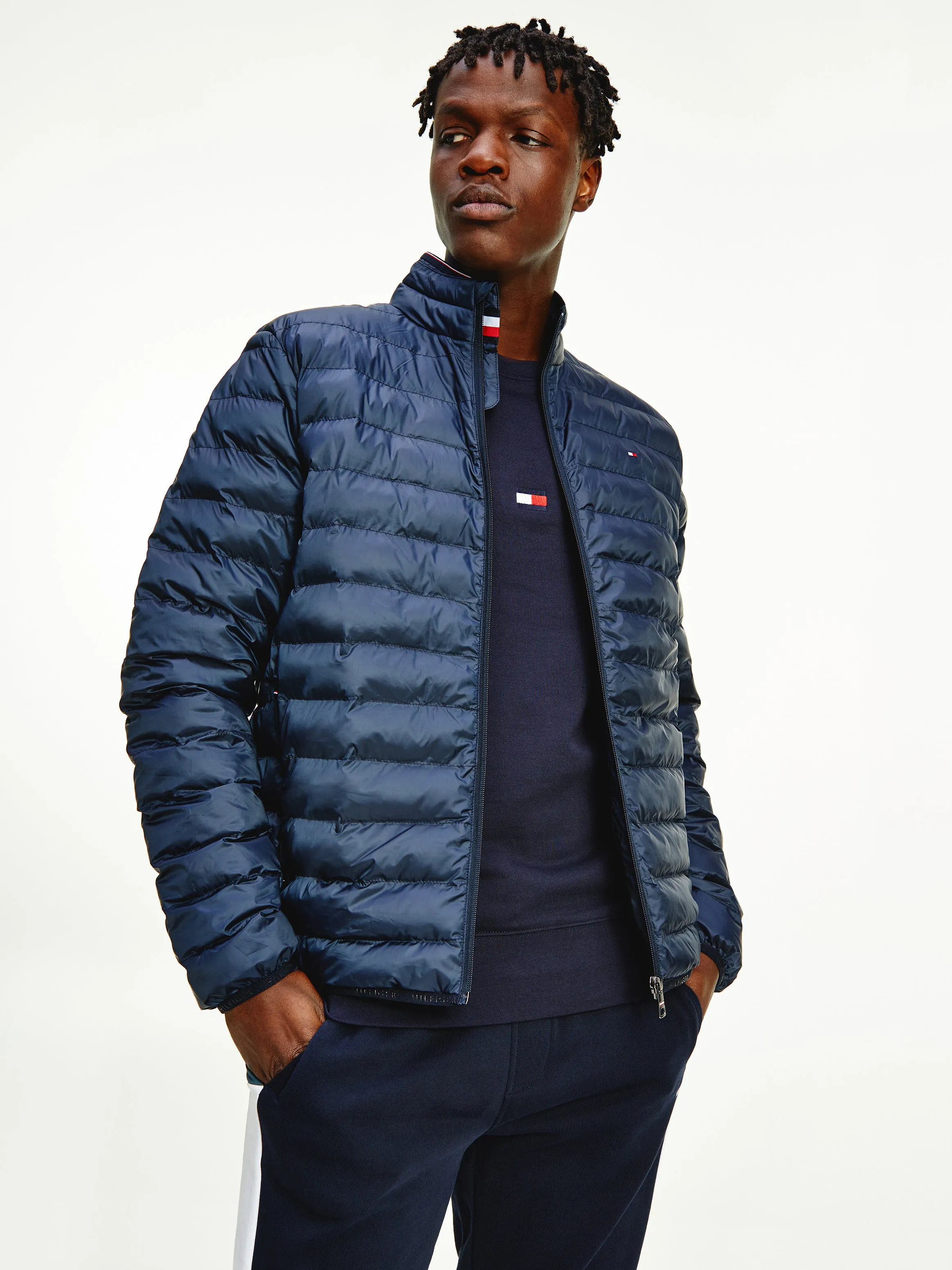 Tommy Hilfiger Core Packable Padded Jacket - Navy (Recycled)