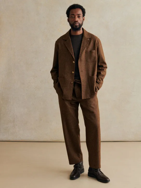 Traveler Jacket Lambswool Twill - Chestnut