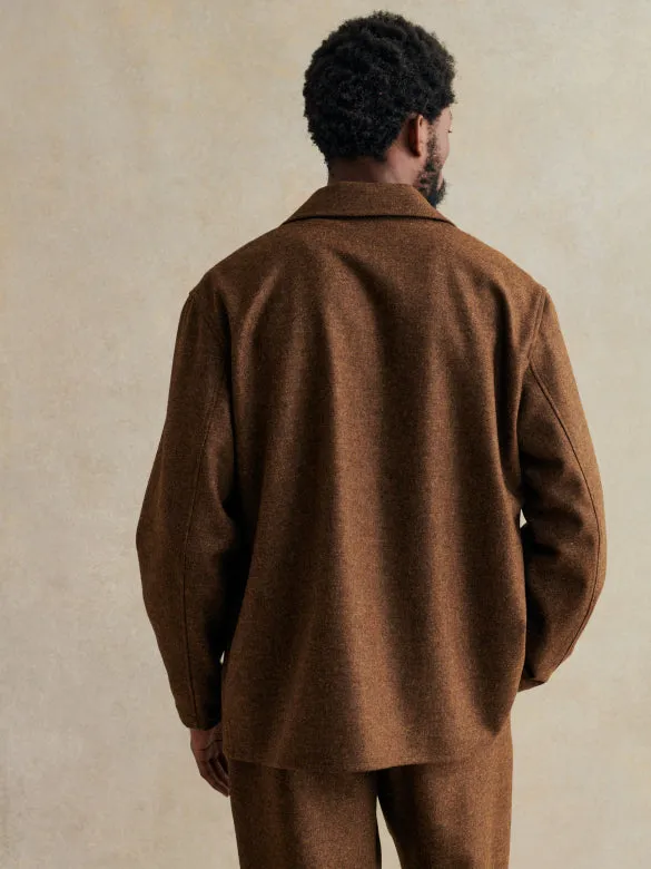 Traveler Jacket Lambswool Twill - Chestnut